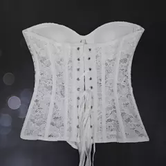 Espartilho feminino elástico livre algodão renda espartilho delicado e elegante mostrar estilo macio espartilho topo mulher na internet