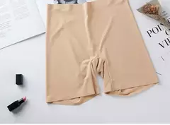 Novo verão gelo seda de cintura alta fina barriga compartimento leggings anti-luz calças de segurança verão feminino tamanho grande sem marcas - comprar online