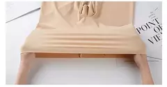 Novo verão gelo seda de cintura alta fina barriga compartimento leggings anti-luz calças de segurança verão feminino tamanho grande sem marcas - comprar online