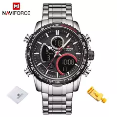 Naviforce men assist topo marca de luxo grande dial relógios do esporte dos hom - loja online