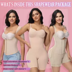Alta Compressão Cintura Trainer, Fajas Colombianas, Emagrecimento Butt Lifting, Perder peso, Cirurgia BBL Post Op, Pacote Shapewear - comprar online