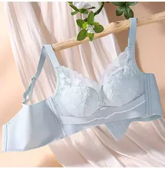 Imagem do Sutiã push up com seios pequenos, ajustável, respirável, ultra-fino, estilo confortável, para o verão