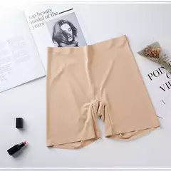 Imagem do Novo verão gelo seda de cintura alta fina barriga compartimento leggings anti-luz calças de segurança verão feminino tamanho grande sem marcas