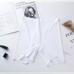 Novo verão gelo seda de cintura alta fina barriga compartimento leggings anti-luz calças de segurança verão feminino tamanho grande sem marcas - Be Level