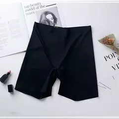 Novo verão gelo seda de cintura alta fina barriga compartimento leggings anti-luz calças de segurança verão feminino tamanho grande sem marcas
