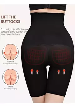 Imagem do Mulheres cintura alta shapewear bunda levantador emagrecimento roupa interior corpo shaperwear cintura trainer emagrecimento bainha mulher barriga plana
