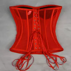 Feminino sexy multicolorido elegante moda personalidade net rosto espartilho emenda net espartilho cintura espartilho - comprar online