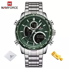 Imagem do Naviforce men assist topo marca de luxo grande dial relógios do esporte dos hom