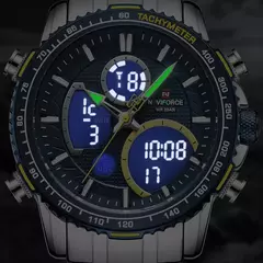 Naviforce men assist topo marca de luxo grande dial relógios do esporte dos hom - comprar online