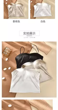 Seda cetim verão top mulheres cami sexy cinta camisola regatas lingerie feminino top renda regata feminina sutiã costura femininas grátis regatas sem sutian bojo dormir alcinha blusa femininos soutien colete corsés cue