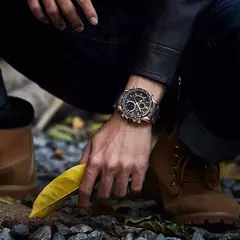 Naviforce men assist topo marca de luxo grande dial relógios do esporte dos hom - Be Level