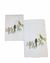 Kit Toalha de Lavabo Pássaros Verdes