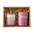 Kit Gratidão com 2 Velas Perfumadas 5x6,3cm com 60g