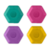 BORRACHA ERGONOMICA HEXAGONAL COLOR JOY