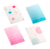 CADERNO GRAMPEADO PAUTADO 120X180MM - TUTTI-FRUTTI - 40FLS