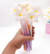 CANETA FOFA FLEXÍVEL FLORES