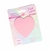 BLOCO ADESIVO PINK VIBES 50 FLS TRANSP CORAÇÃO