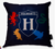ALMOFADA FIBRA VELUDO 40X40CM HARRY POTTER CASAS