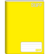 CADERNO BROCHURAO CAPA DURA STIFF 96 FOLHAS AMARELO