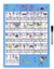 QUADRO PLANNER 29X40 SEMANAL ALFABETO AZUL