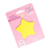 BLOCO ADESIVO PINK VIBES 50 FLS TRANSP ESTRELA