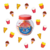 BORRACHA MINI FOODS
