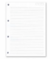 BLOCO PARA FICHARIO UNIVERSIT. 96FLS. BRANCO