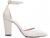 Sapato Scarpin Salto Quadrado Off White - comprar online