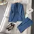 Senhoras blazer jaqueta feminina temperamento design ol sentido nicho moda carre