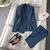 Senhoras blazer jaqueta feminina temperamento design ol sentido nicho moda carre - comprar online