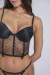 Corset COQUETTE Black - Flowers & Lemons 
