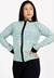 Casaco De Tela Com Ziper Verde Fitness Longo | REF: MTF23 - BellaVest