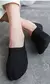 Cinco pares de meias de algodão antiderrapante com silicone