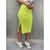 Saia Tricot Fenda Lateral Tendência Moda Verão (PIETRA) - comprar online