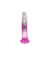 Pênis Transparente com Rosa 18,5x3,5 - comprar online