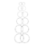 Aros Argolla Set De 6 Pares Nickel Chatas 6 Medidas Bag Por 12 Sets - comprar online