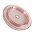 Vaso Plastico 450Ml Tapa Sorbete Rosa Por Unidad