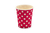Vasos 10 Unidades Fucsia Lunares Por Set