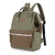 Mochila Himawari 1881 Usb Cordura Bolso Division Notebook verde y marron en internet