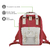 Mochila Roja Gris Por Unidad - tienda online