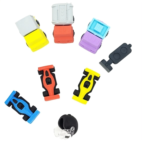 Goma De Borrar Autitos Set De 4 Unidades Bag Por 12 Sets