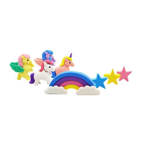 Goma De Borrar Unicornios Set De 8 Unidades Bag Por 12 Sets