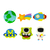 Goma De Borrar Set Espacio Box Por 6 Sets