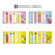 Imagen de Notas Adhesivas 80Pcs Display 4 Modelos Bag X 12 Displ