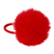 Gomita Pelo 6Cm Pompon Rojo Bag Por 12 Unidades