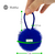 Gomita Pelo 6Cm Pompon Azul Bag Por 12 Unidades - comprar online