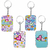 Imagen de Llaveros Lata 6*4Cm 6 Dibujos Bag Por 12 Unidades
