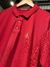 Camiseta Gola polo Calvin Klein Re Issue vermelha - Luxo Masculino - Site Oficial