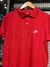 Camiseta Gola Polo Nike Basic vermelha c/branco - comprar online
