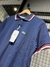 Camiseta Gola polo Lacoste Contrastante azul marinho na internet